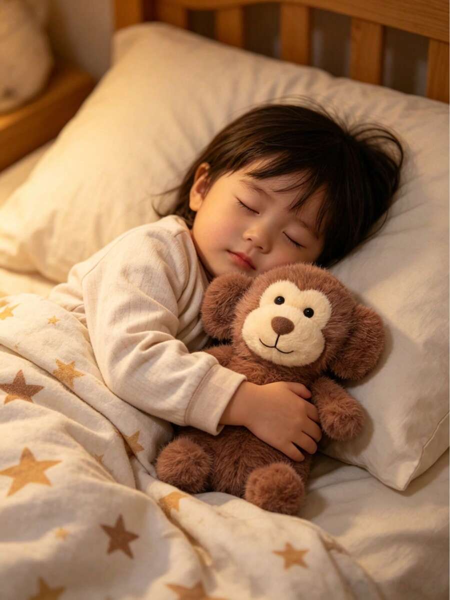 POKOJA LAND 1Pc Little Monkey Plush Toy, Cute Doll, Sleeping Pillow, Doll - Multicolor - View 1