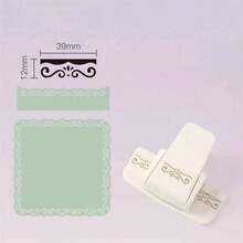 1pc DIY Lace Embossing Machine, Artistic Hole Punch, Cute Edging Tool, Scrapbooking Hole Punch - multicolor - View 7