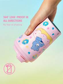 SHEIN X Care Bears 360 Ml / 12 Oz 防漏不鏽鋼，方便攜帶，便攜式杯子 - 粉色 - 查看 4