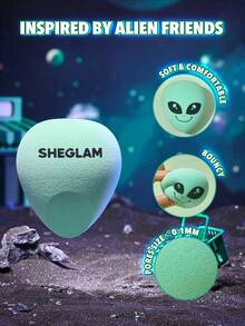 SHEGLAM Interstellar 美妝蛋 品牌美妝化妝品 適合女士與女孩 - 綠色 - 查看 3