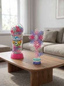 MINKOJA 120PCS Soccer Trophy Snowflake Building Blocks, STEM Educational Toy - Multicolor - View 7