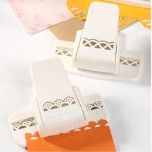 1pc DIY Lace Embossing Machine, Artistic Hole Punch, Cute Edging Tool, Scrapbooking Hole Punch - multicolor - View 5