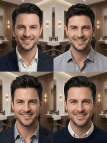 Men's Human Hair Toupee, 100% Real Hair Replacement System For Balding And Thinning Hair, NPU Edge, Full Graduated Ventilation Design, Natural Undetectable Hair Piece For Work, Travel, Parties And Everyday Wear - S1 - View 7