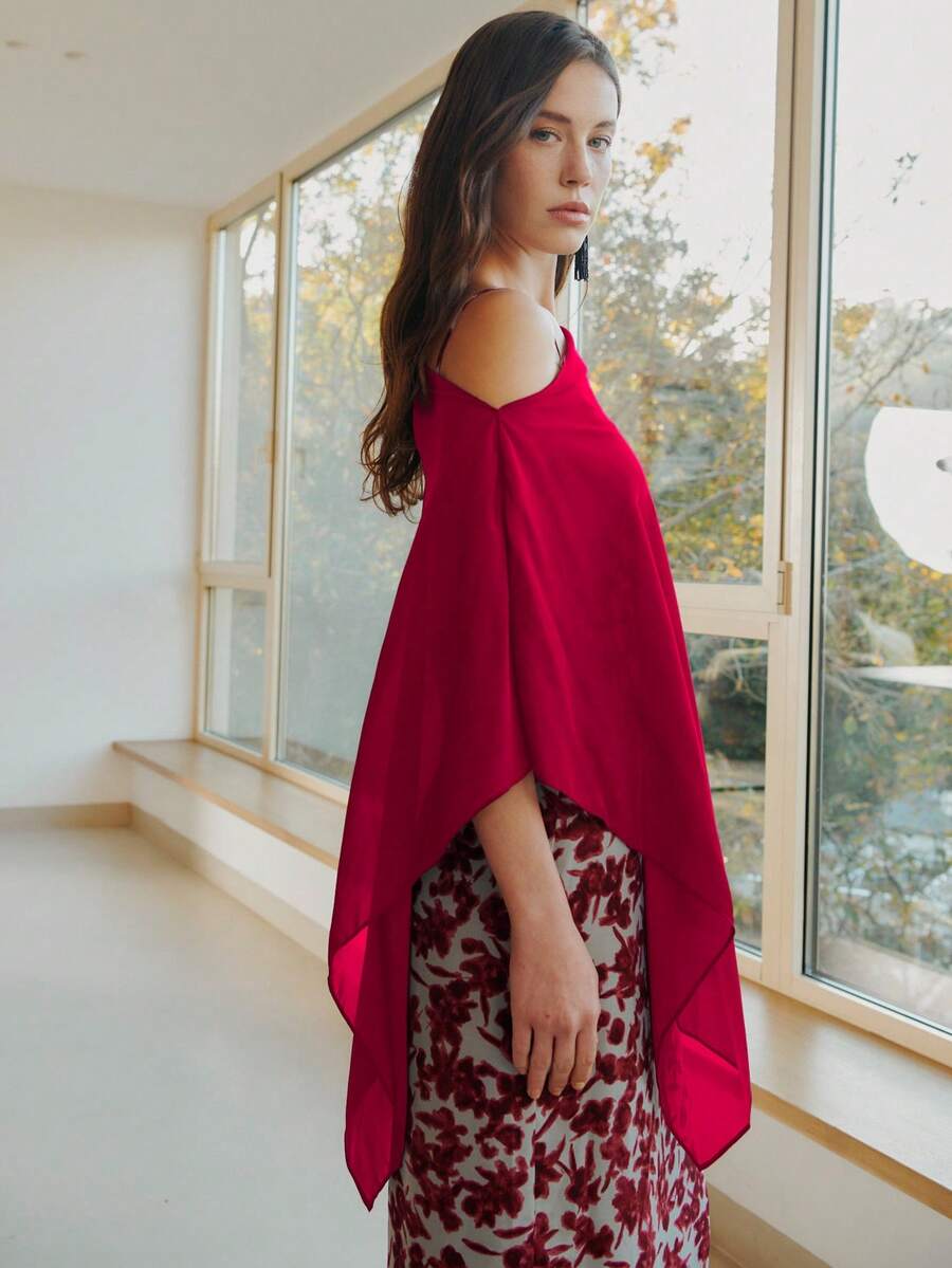 Nöista 優雅正式婚禮賓客舞會禮服生日 São João 女裝夏季穿搭 - 玫紅色 - 查看 1