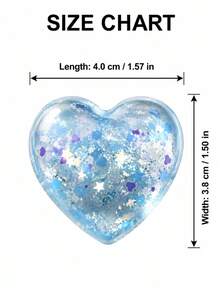 POKOJA LAND 1pc Heart-Shaped Squishy Toy, Soft & Comfortable Texture, Non-Sticky Rebound Quick Shaping, Cute & Compact Palm-Sized Toy, Children Toy & Gift - Multicolor - View 8