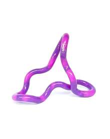 1pc Tangle Jr. Marble Tangle Loop, Twistable Multi-Color Interlocking Rings With Textured Grip, Portable Hand Activity For Calm Focus, Finger Motion, Stress Relief & Daily Desk Use - Multicolor - View 6