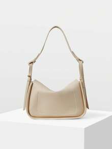 MOTF PREMIUM WOMEN'S FASHION LIGHT APRICOT SHOULDER BAG, EXQUISITE SIMPLE AND LIGHTWEIGHT PILLOW BAG, SUITABLE FOR WOMEN, MOTHERS, TEACHERS, DAILY, COMMUTING, SHOPPING MATCHING - Apricot - View 4