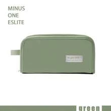 Bolsa de lápices de gran capacidad de doble cara, estuche/bolsa de papelería, bolsa de maquillaje, organizador de lápices, estuche de lápices con cremallera, nuevo estuche de papelería duradero y resistente a las manchas con divisor de malla, organizador de lápices minimalista de alta estética para estudiantes, regalo de vuelta a la escuela - Multicolor - Ver 3