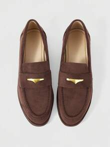 Sleekvia Women's Flat Shoes - Brown - View 2