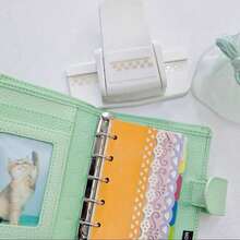 1pc DIY Lace Embossing Machine, Artistic Hole Punch, Cute Edging Tool, Scrapbooking Hole Punch - multicolor - View 3