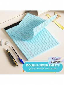 5-Inch X 8-Inch Color Small Legal Pad, Notebook With Tear-Off Edges, Lined Paper, 30 Sheets, Suitable For School, Office, And Home To-Do List Notebook - A5 - View 4