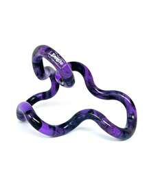 1pc Tangle Jr. Marble Tangle Loop, Twistable Multi-Color Interlocking Rings With Textured Grip, Portable Hand Activity For Calm Focus, Finger Motion, Stress Relief & Daily Desk Use - Multicolor - View 4