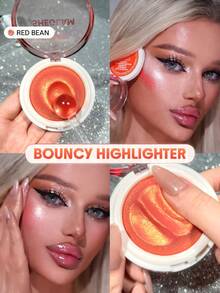 SHEGLAM Glowchi Bouncy Highlighter-Red Bean - Red Bean - View 11