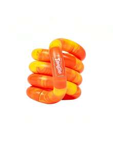 1pc Tangle Jr. Marble Tangle Loop, Twistable Multi-Color Interlocking Rings With Textured Grip, Portable Hand Activity For Calm Focus, Finger Motion, Stress Relief & Daily Desk Use - Multicolor - View 10