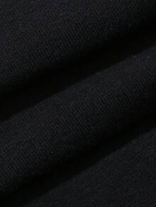 DAZY 女款素色休閒百搭日常穿著緊身底層短褲 - 黑色 - 查看 6