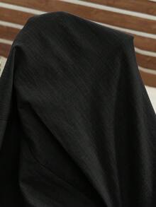 SHEIN 孕婦純色單排扣長袖上衣與可調腰圍短褲休閒寬鬆日常2件套，秋季正式外出黑色 - 黑色 - 查看 8
