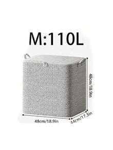 1pc Modern Fabric Storage Boxes - Large Capacity, Durable, Waterproof, And Foldable, Ideal For Storing Clothes, Bedding, Toys, Home And Car Accessories. These Lidded Under-Bed Storage Boxes Are Classic And Durable Fabric Organizers. - Multicolor - View 8