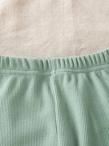 Souflis Souflis 2pcs Toddler Baby Boy Clothes Casual Striped Button Pocket Long Sleeve Soft Top And Pants 2 Piece Sets Outfit Vacation Summer Baby Boy Clothing Sets - Green - View 8