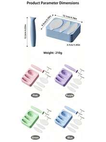 1PC Face Ice Silicone Face Ice Grid Ice Roller Makeup Products Face Ice Tool - Multicolor - View 11