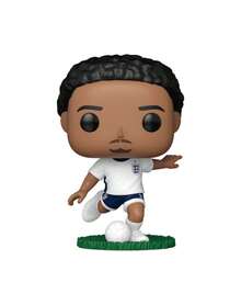 Funko 1 قطعة مجسم فينيل POP لكرة القدم مايلز لويس-سكيلي إنجلترا رقم 91، نموذج كرة قدم قابل للجمع بحجم 16.5 سم مع علبة، زينة عرض لمعجب الفريق الوطني للمكتب والرف - متعدد الألوان - مشاهدة 5