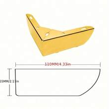 4pcs Heavy Duty Metal Furniture Legs, Triangular Sofa Legs, DIY Furniture Hardware Legs - multicolor - View 7