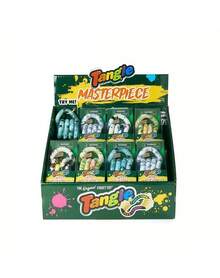1pc Tangle Artist Masterpiece Twisty Link Fidget, Smooth Rounded Interlocking Loop, Flexible Hand Rotation Accessory, Non-Sticky Glossy Finish, Portable Desk Focus Item For Travel - Multicolor - View 3