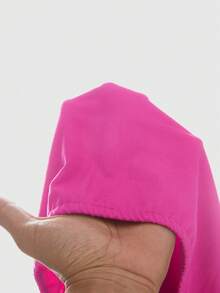 ROMWE Goth Top tubo ajustado versátil estilo Y2K Hot Girl - Rosa Fucsia - Ver 5