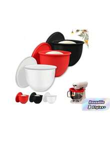 Silicone Mixing Bowl Liner, Suitable For 5-Quart Tilt-Head Kitchen Mixer - Kitchen Mixer Accessories - No Need To Replace The Mixing Bowl - Multicolor - View 3