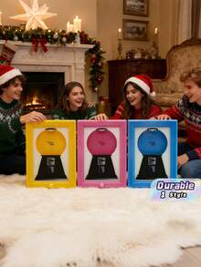 Rotatable Square Wall Photo Frame With Storage Colorful No Power Required Photo Display Holder Home Kitchen Room Christmas Decor Birthday Gift Ornament - Multicolor - View 1