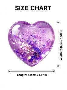 POKOJA LAND 1pc Heart-Shaped Squishy Toy, Soft & Comfortable Texture, Non-Sticky Rebound Quick Shaping, Cute & Compact Palm-Sized Toy, Children Toy & Gift - Multicolor - View 9