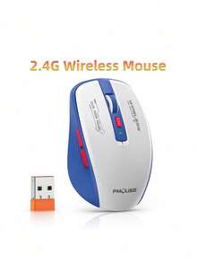 Teckwe Dual-Mode Silent Wireless Mouse, BT5.1/2.4G, Dual Connectivity, Silent Buttons, Suitable For Office And Home Use. - View 11