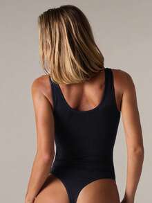 SHEIN BAE 2 Packs Women's Fashionable Bodysuit, Suitable For Summer UnderwearOuter - Multicolor - View 5