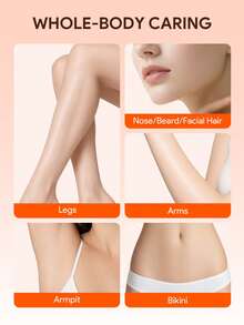 JMMO Electric Body Hair Trimmer For Women, Rechargeable Waterproof Shaver With 2 Replaceable Blades, Portable Bikini Underarm Leg Hair Removal Razor, Gentle Cordless Lady Grooming Tool - Pink - View 5