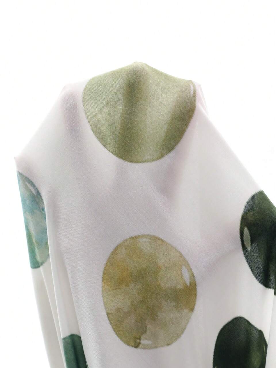 Plus Size Women's Polka Dot Print Round Neck Casual Top, Summer  Country Concert Outfit  Polka Dot Top   Round Neck, Three-Quarter Sleeves