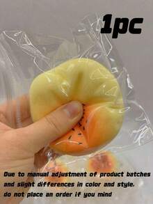 Super Soft And Mushy, This Fluid-Like Egg Yolk Pastry Is Perfect For Squeezing And Bouncing Back. It's A Great Stress-Relief Toy For Students And A Reward In Class. - Multicolor - View 12