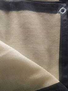 Opaque Privacy Screen Fabric, Sun Shade Sail, Outdoor Fence Screen Fabric, Fence Screen Fabric, Sun Canopy, UV-Resistant Sun Shade Cloth, Suitable For Porch, Patio, Backyard, Privacy Screen Fabric (Gray, Black, Beige) - Multicolor - View 6