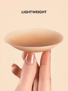 LUVLETTE 可重复使用的粘性硅胶隐形乳贴——修身T恤和婚纱的理想之选 - Almond - 查看 4