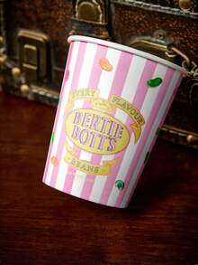 HARRY POTTER X SHEIN Vaso de papel desechable, Plato de papel, 10 piezas cada uno - Multicolor - Ver 4