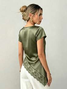 Women Down Coats - Olive Green - View 2