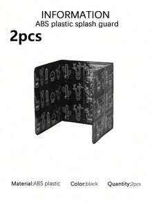2 piezas/1 pieza Protector contra salpicaduras de aceite de cocina, tabla a prueba de salpicaduras de cocina, protector contra salpicaduras de agua para estufa de gas, protector contra salpicaduras de aceite plegable y resistente a altas temperaturas de aluminio con múltiples funciones - Multicolor - Ver 14