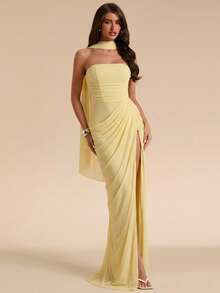 Women T-Shirts - Yellow - View 6