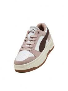 Puma CARINA Women's Casual Athletic Shoes Snug Fit Padded Breathable Street Style Running School Brown 402593-08 - Rusty Rose - View 3