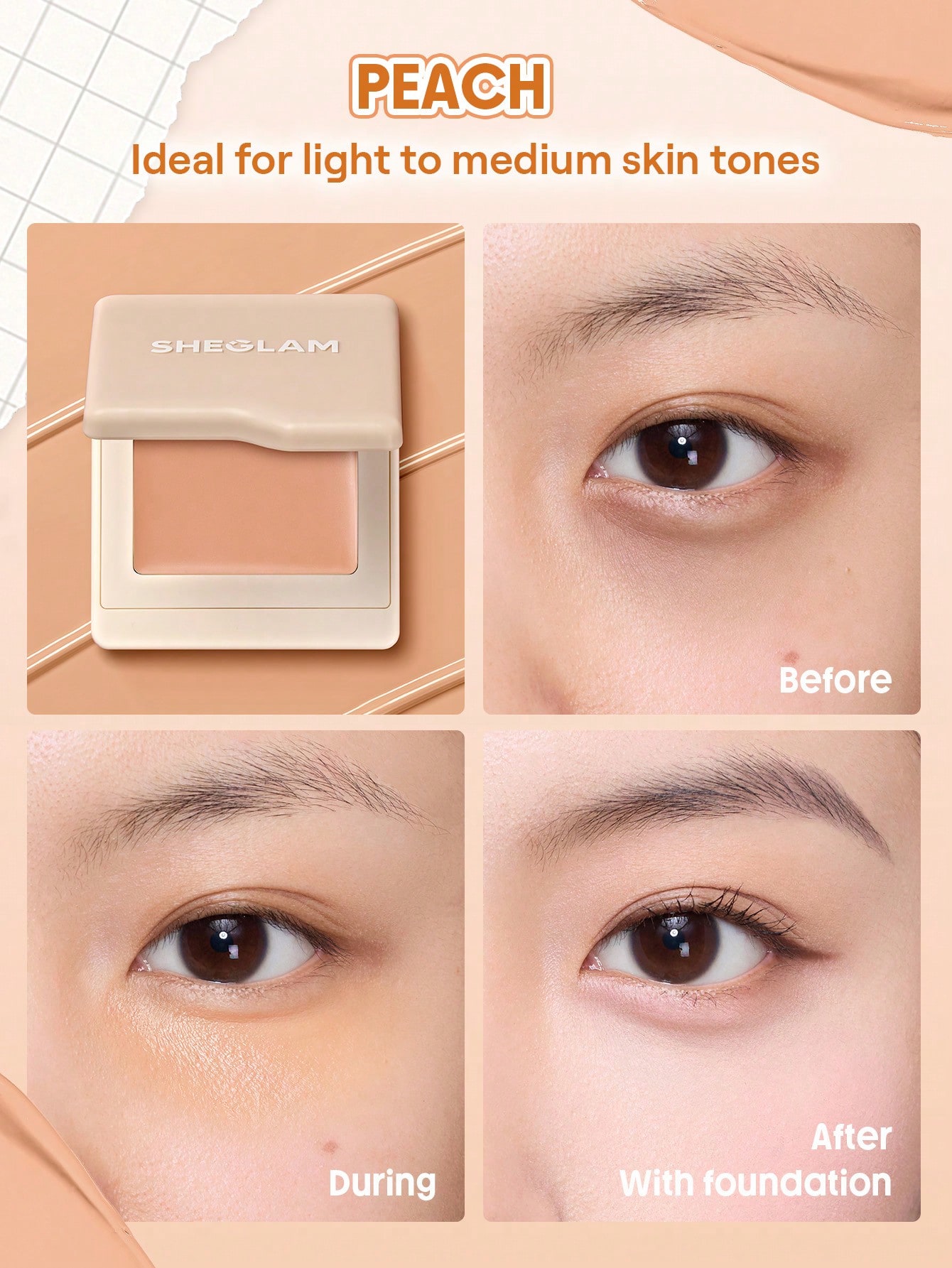 Wake Up Call Undereye Color Corrector-Peach 2