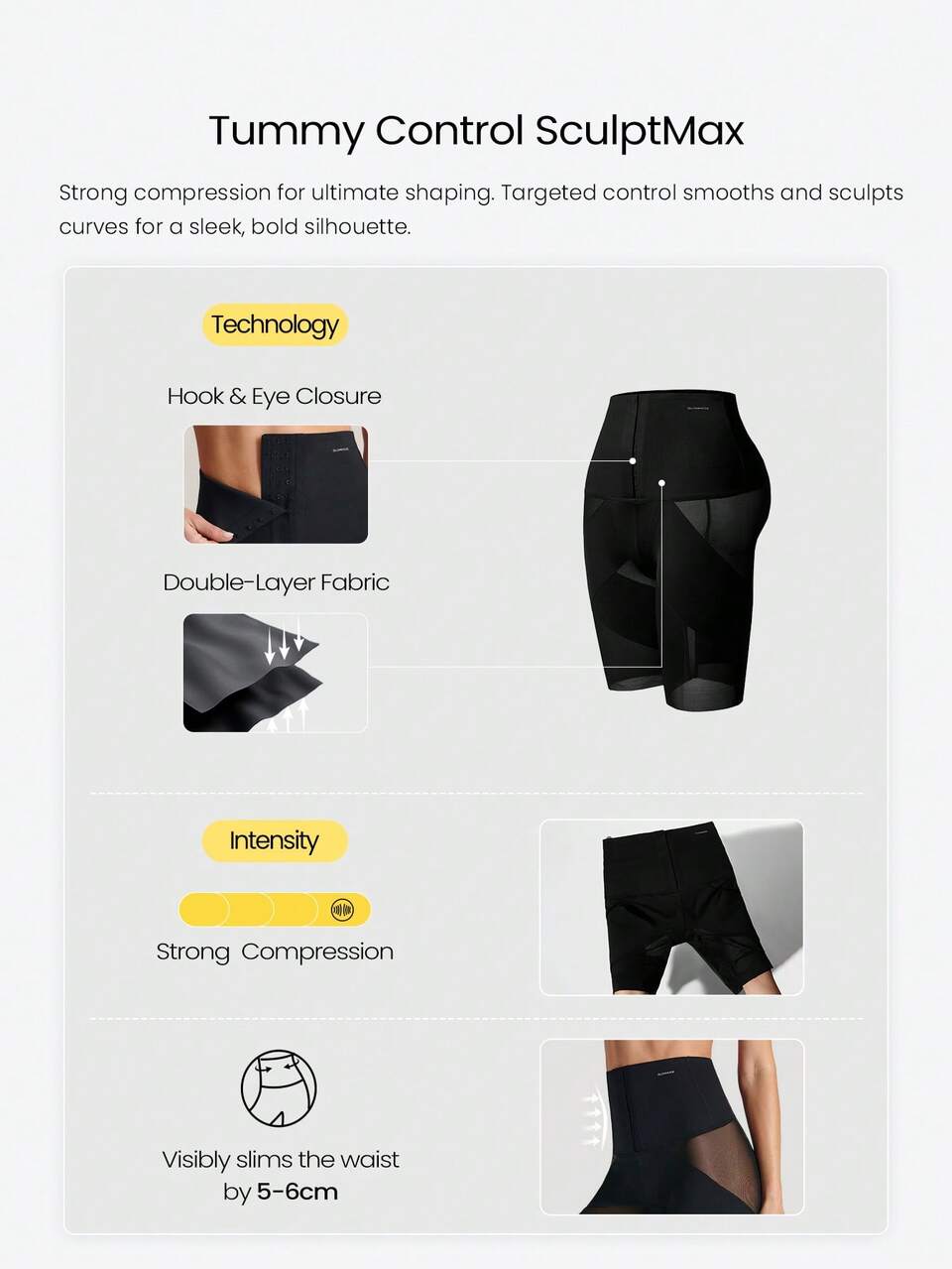 Tummy Control High Waist Shapewear Shorts