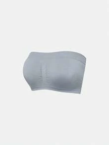 SHAPORA Conjunto De 5 Piezas De Sujetador De Tubo De Color Sólido Para Mujer - Multicolor - Ver 9