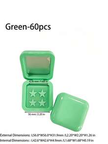 60pcs Cute Star-Shaped Decorative Stickers, Waterproof And Breathable. Made Of Skin-Friendly Material With High Cost Performance, These Stickers Deliver A Mirror Effect And Are Budget-Friendly. Ideal For Outings,Nightclubs, Parties And The World Cup. - Multicolor - View 13