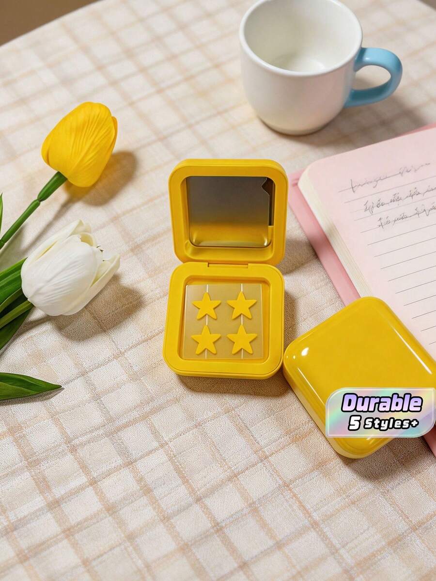 60pcs Cute Star-Shaped Decorative Stickers, Waterproof And Breathable. Made Of Skin-Friendly Material With High Cost Performance, These Stickers Deliver A Mirror Effect And Are Budget-Friendly. Ideal For Outings,Nightclubs, Parties And The World Cup. - Multicolor - View 1