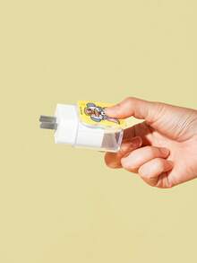 TOM & JERRY X SHEIN Protector de cable de datos, adecuado para cargador de , juego de 4 piezas de protectores de cable de teléfono móvil, protector de cargador (excluyendo cable de datos) - Amarillo - Ver 6