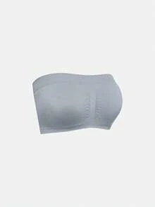 SHAPORA Conjunto De 5 Piezas De Sujetador De Tubo De Color Sólido Para Mujer - Multicolor - Ver 10