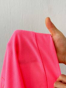 Core Rhythm Sudadera con capucha y cordón con bordado de letras para mujer - Rosa Fucsia - Ver 8